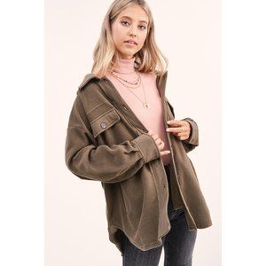 Olive Sunset Fleece Jacket